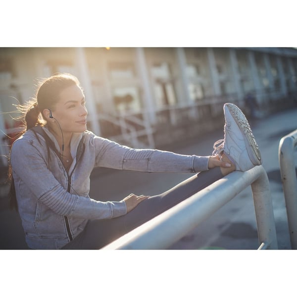 PHILIPS In-Ear-Hörlurar Sport IPX2 Kabel - Svart