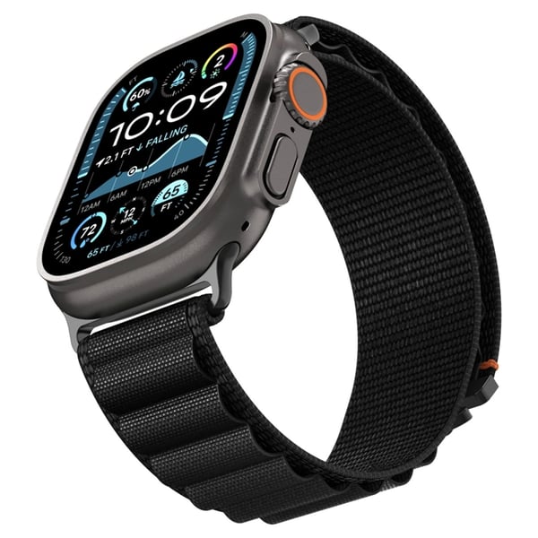 Spigen Apple Watch (44/45/46/49mm) Armbånd WBF1 - Sort