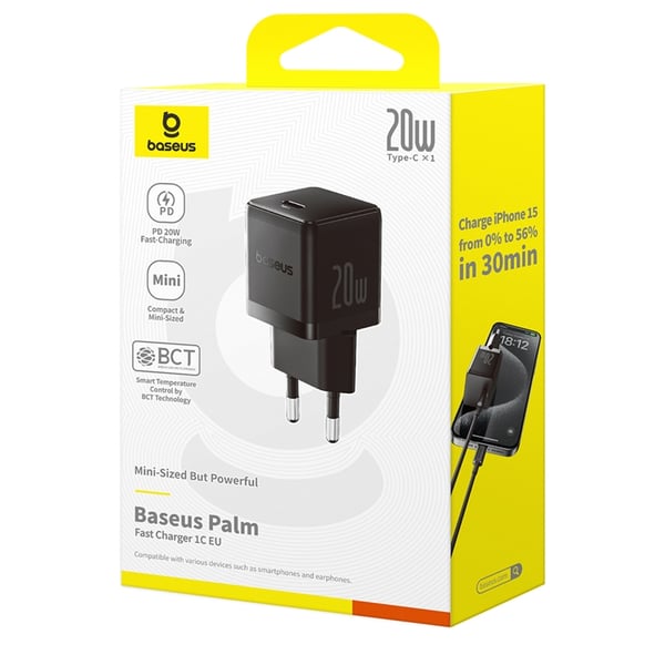 Baseus Hurtigoplader USB-C 20W Palm