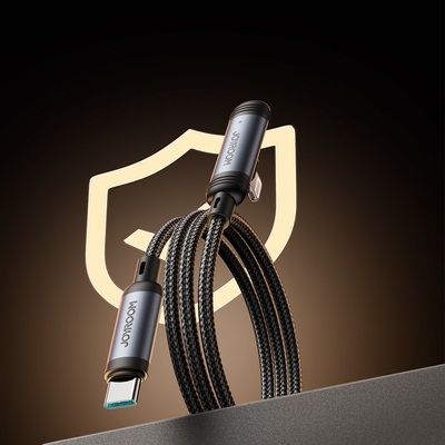 Joyroom USB-C - Lightning 30W Kabel 1.2m Series 90° - Svart