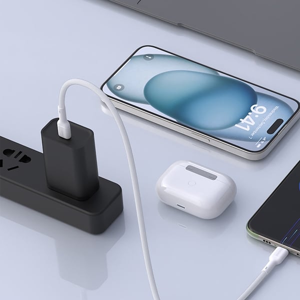 Dudao USB-C - Lightning 30W Kabel 1m L9X - Vit