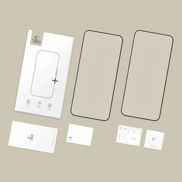 Tech-Protect [2-Pack] Xiaomi Redmi 15C Härdat glas Skärmskydd - Svart