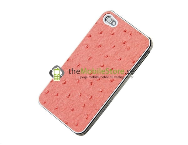 Baksideskal till Apple iPhone 4S/4 (OSTRIG ROSA)