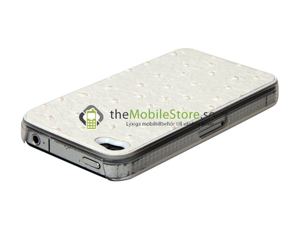 Baksideskal till Apple iPhone 4S/4 (OSTRIG VIT)