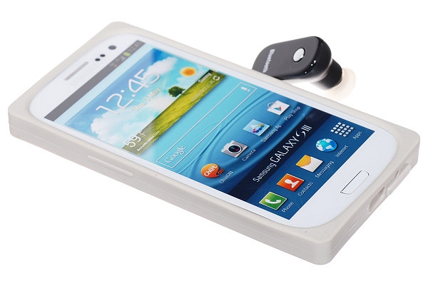Cassette silikon skal till Samsung Galaxy S3 i9300 (Vit)