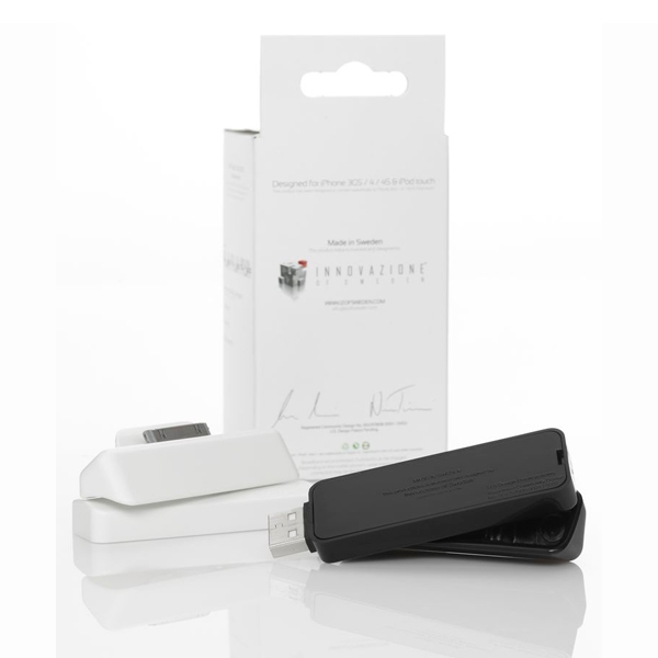 Izofs Portabel USB dock för iPhone (Svart)
