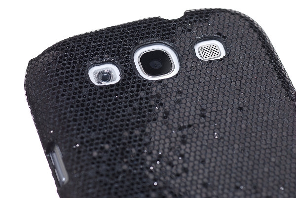 Sparkle Baksideskal tillSamsung Galaxy S3 i9300 (Svart)