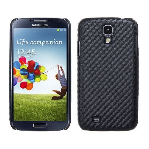 Carbon Fiber Baksideskal till Samsung Galaxy S4 i9500 - (Svart)