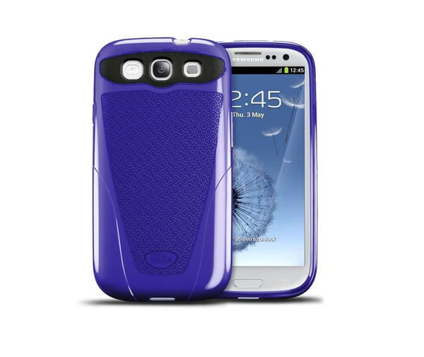 iSkin Vibes Skal till Samsung Galaxy S3 i9300 (Lila) + Skärmskydd