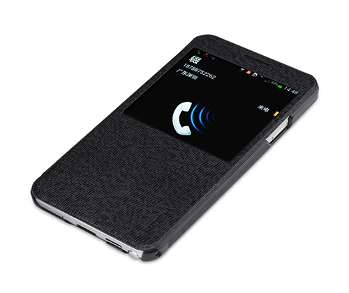 Rock Excel Window Cover Fodral till Samsung Galaxy Note 3 (Svart)