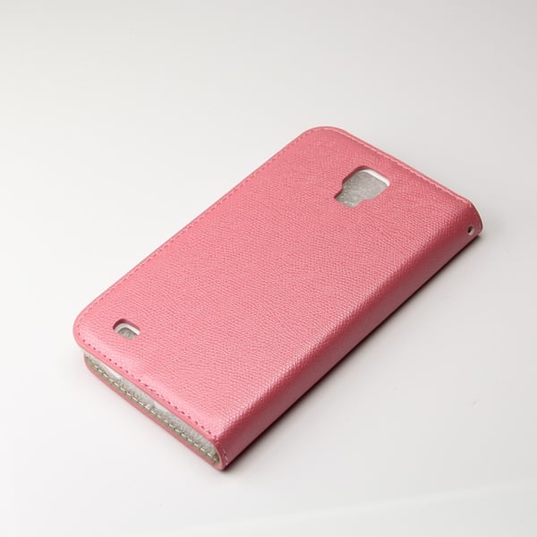 Side Flip fodral till Samsung Galaxy S4 Active i9295 (Rosa)