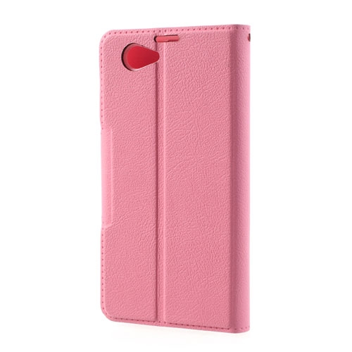 Plånboksfodral till Sony Xperia Z1 Compact (Rosa)