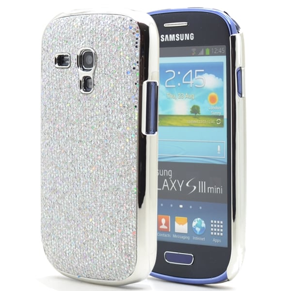 Sparkle Baksideskal tillSamsung Galaxy S3 mini i8190 (Silver)