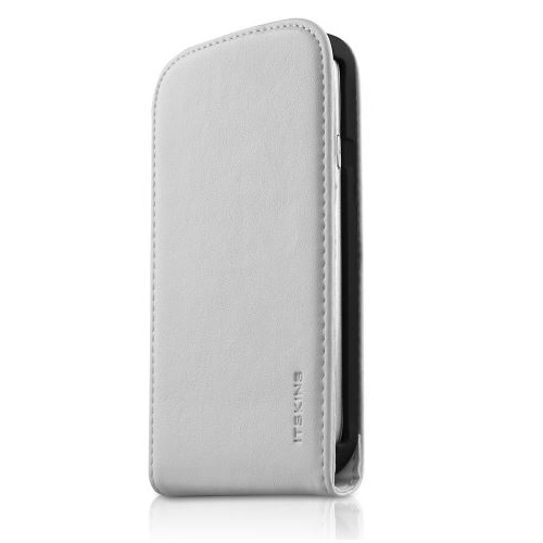 Itskins Milano Flap mobilväska till Samsung Galaxy S3 I9300 (Vit) + Skärmskydd