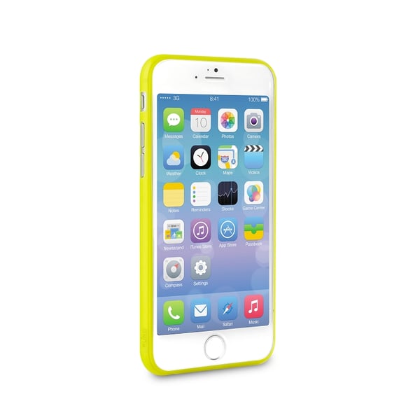 Puro Cover Apple iPhone 6(S) Plus Ultra-Slim 0.3 (Gul) + Skärmskydd