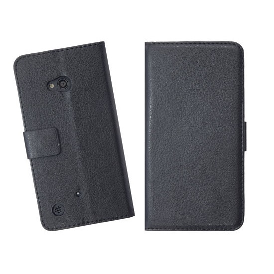 Embossed Plånboksväska till Nokia Lumia 720 (Svart)