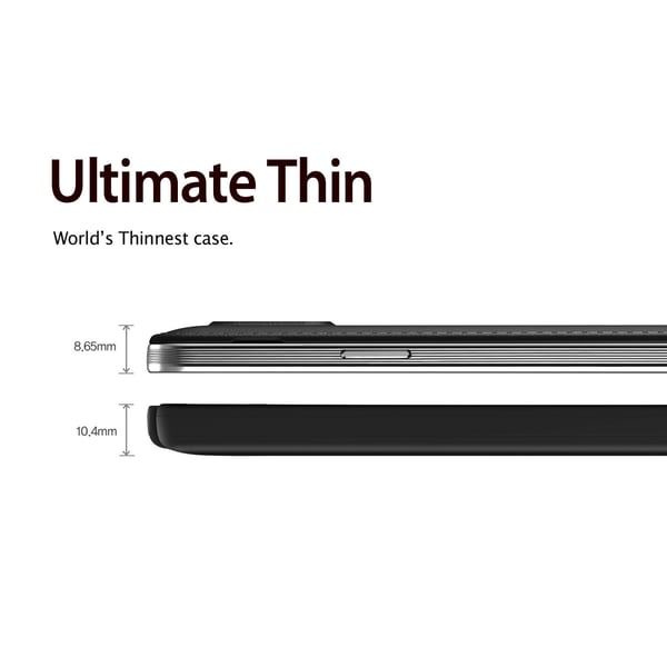 Ringke Premium Slim Hard Case Skal till Samsung Galaxy Note 3 (Vit)