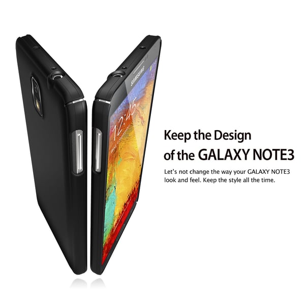 Ringke Premium Slim Hard Case Skal till Samsung Galaxy Note 3 (Vit)