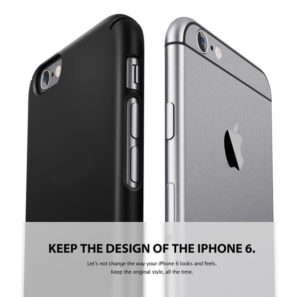Ringke Slim Dual Coated Skal till Apple iPhone 6 / 6S  (Rosa)