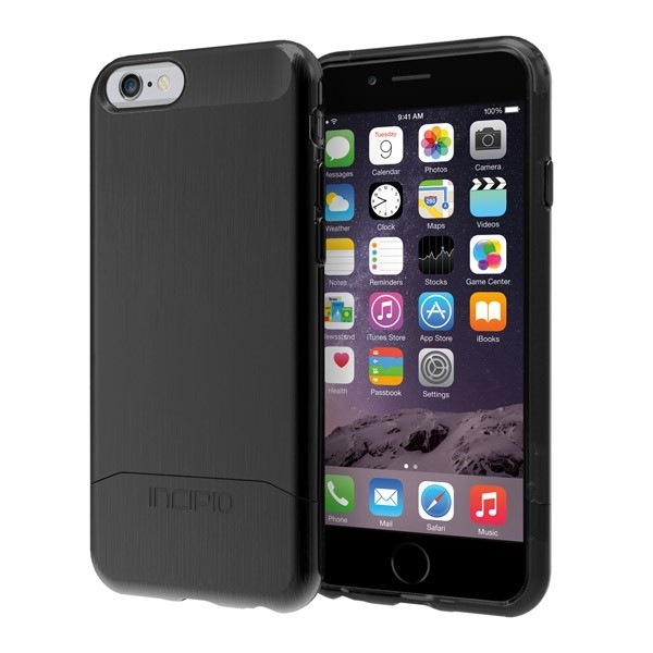 Incipio Edge Shine Brushed Skal till iPhone 6  - Svart