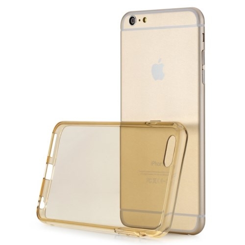 ROCK 0.6mm Ultrathin FlexiCase skal till Apple iPhone 6(S) Plus (Gold)