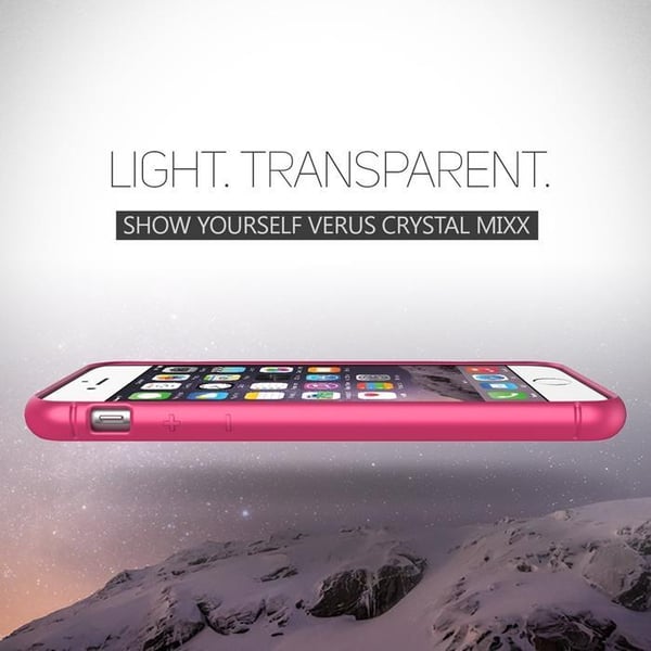 Verus Mixx Shock Absorption Skal till Apple iPhone 6 / 6S  (Magenta)