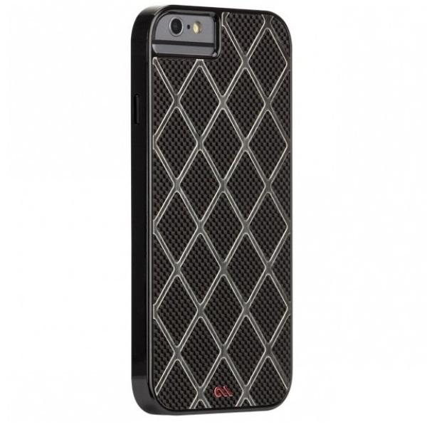 Case-Mate Carbon Alloy Skal till iPhone 6 / 6S  - Svart