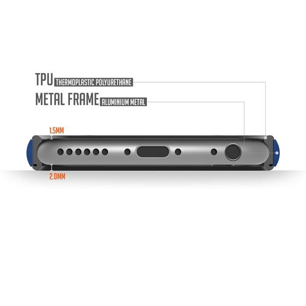 Verus Iron Bumper Skal till Apple iPhone 6(S) Plus (Gold - Vit)