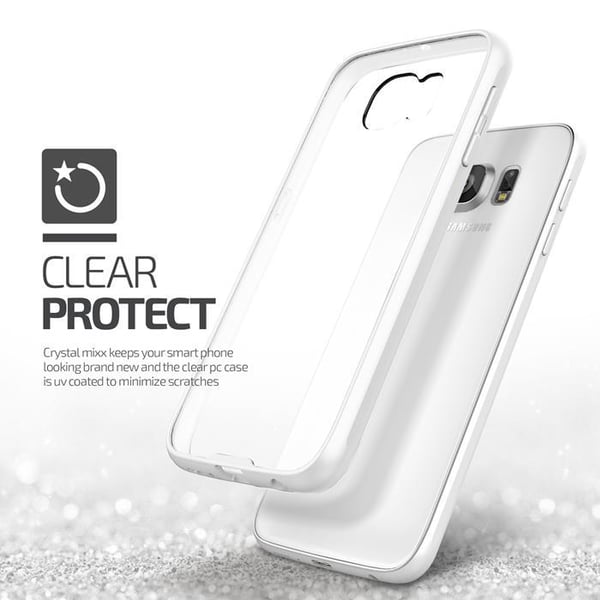 Verus Crystal Mixx Cover til Samsung Galaxy S6 - Hvid