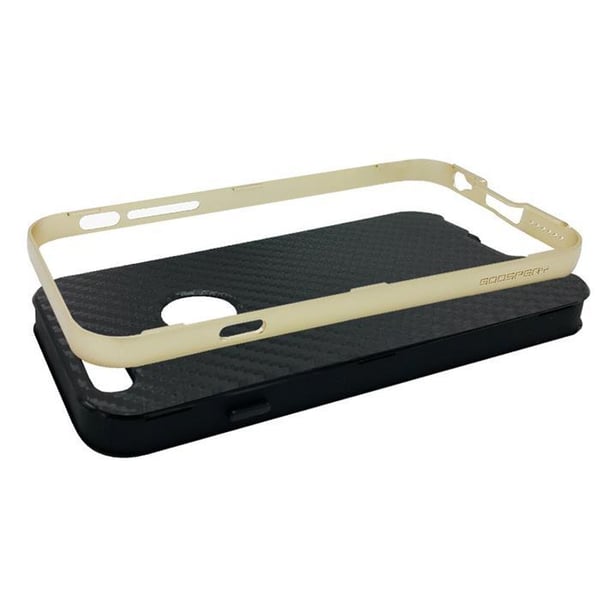 Mercury Bumper Skin Skal till Apple iPhone 6S Svart