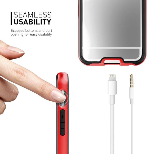Caseology Fusion Bumper Skal till Apple iPhone 6 / 6S  - Röd