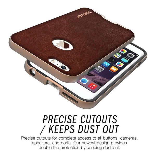 Caseology Bumper Frame Skal till Apple iPhone 6(S) Plus- Brun