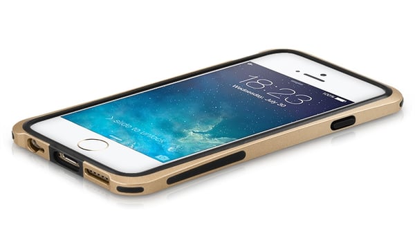 Macally Protective Frame till iPhone 6 / 6S  - Champagne