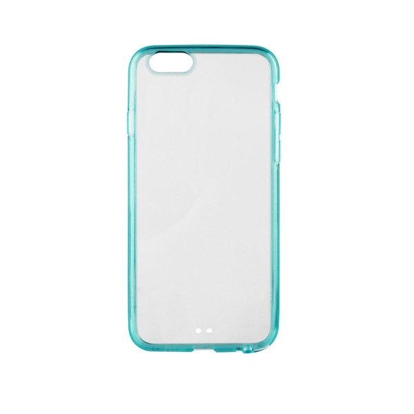 Xqisit iPlate Odet Skal till iPhone 6 / 6S  - Cyan/Transparent