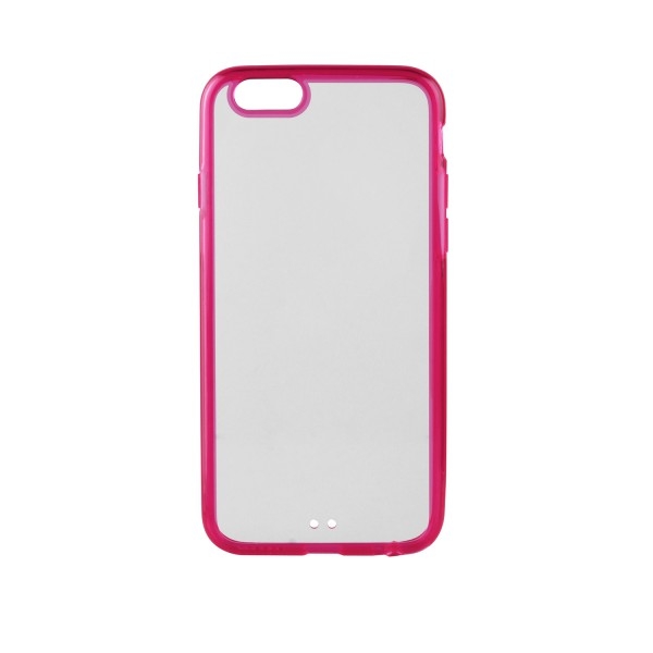 Xqisit iPlate Odet Skal till iPhone 6 / 6S  - Rosa/Transparent