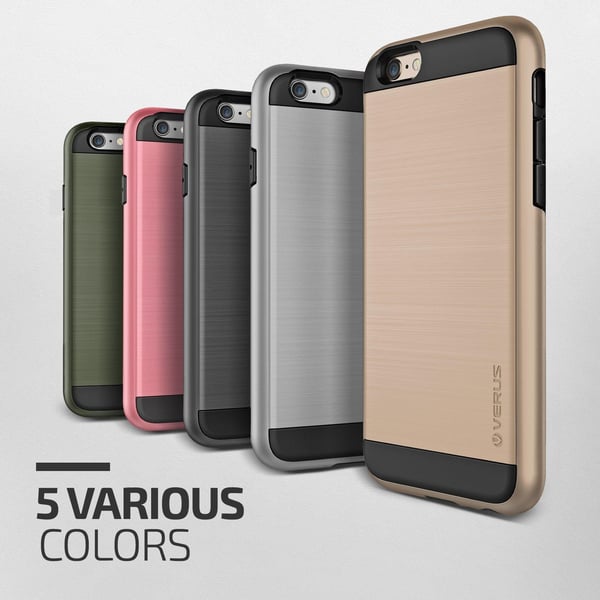 Verus Verge Skal till Apple iPhone 6 / 6S  - Rose Pink