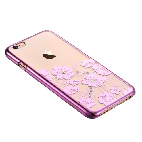 Devia skal med Swarovski-stenar till iPhone 6 / 6S  - Magenta
