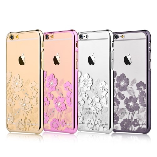 Devia skal med Swarovski-stenar till iPhone 6 / 6S  - Silver