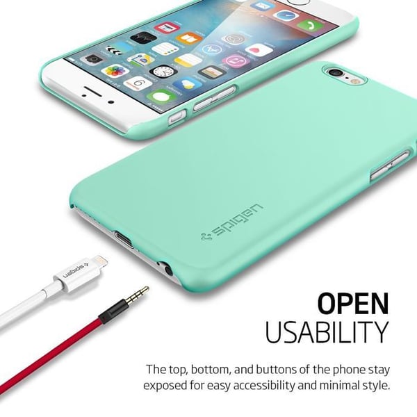 SPIGEN Ultra Thin Fit Skal till Apple iPhone 6/6S - Mint