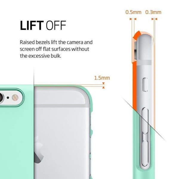 SPIGEN Ultra Thin Fit Skal till Apple iPhone 6/6S - Mint