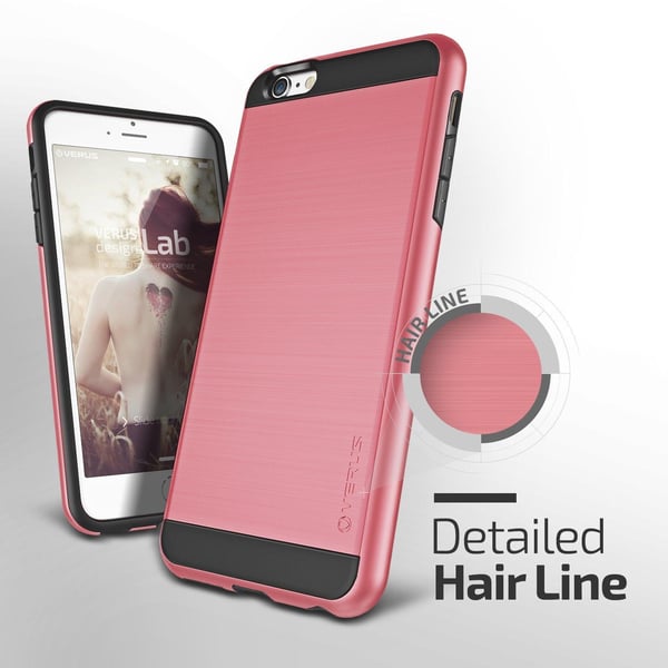 Verus Verge Skal till Apple iPhone 6/6S - Rose Pink