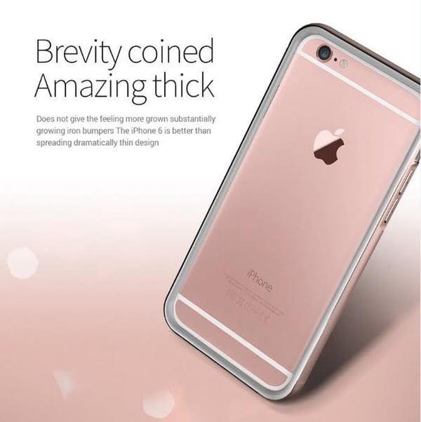 Verus Iron Bumper Skal till Apple iPhone 6(S) Plus (Rose Gold)