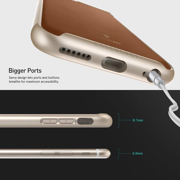 Caseology Envoy Skal till Apple iPhone 6(S) Plus  - Brun