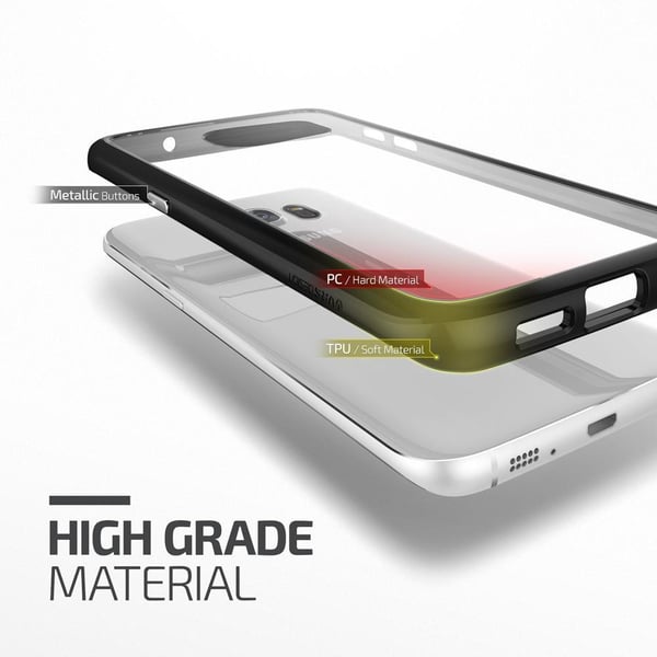 Verus Crystal Mixx Cover til Samsung Galaxy S7 Edge - Sort