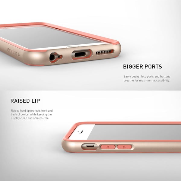 Caseology Parallax Series BaksideSkal till Apple iPhone 6 (S) - Rosa