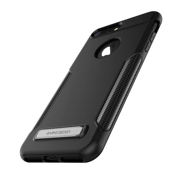 Verus Carbon Fit -suojakuori Apple iPhone 7 Plus -puhelimelle - Musta
