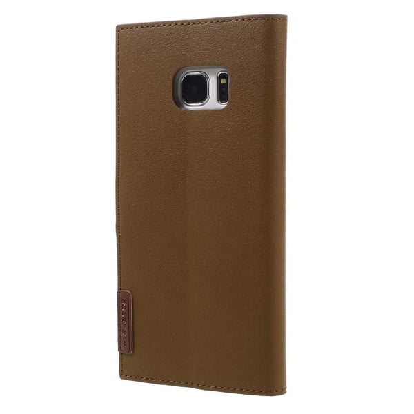 Mercury Romance Plånboksfodral till Samsung Galaxy S7 Edge - Brun