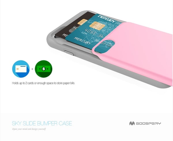 Mercury Sky Slide Skal till Samsung Galaxy S7 Edge - Gold