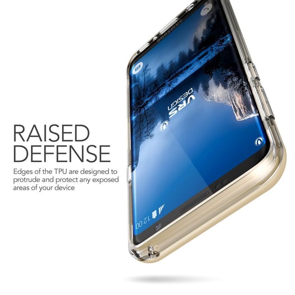 Verus Crystal Bumper Skal till Samsung Galaxy S8 Plus - Gold
