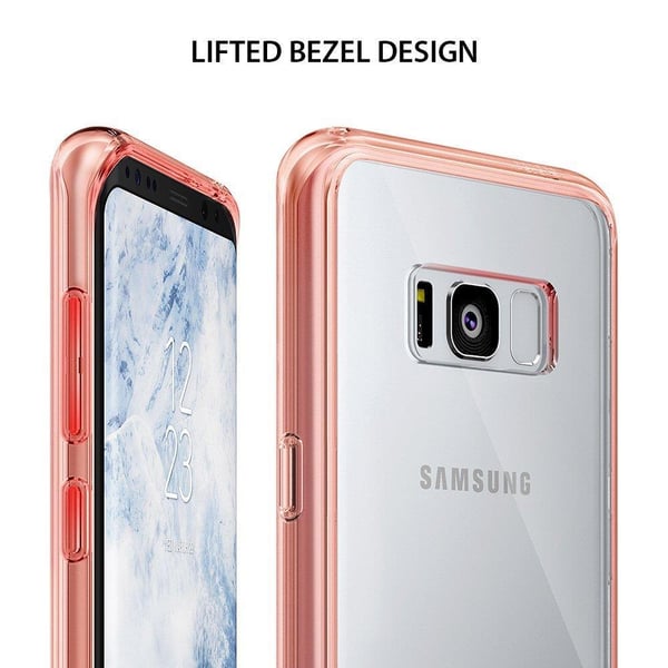 Ringke Fusion Shock Absorption Skal till Samsung Galaxy S8 Plus - Rose Gold